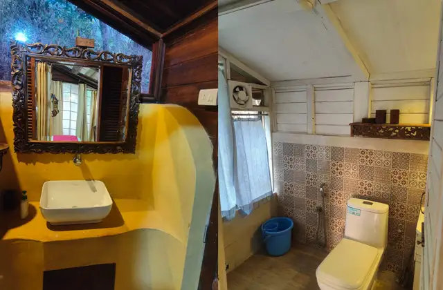 Attached Bathroom – Yoga Training Accommodation Goa