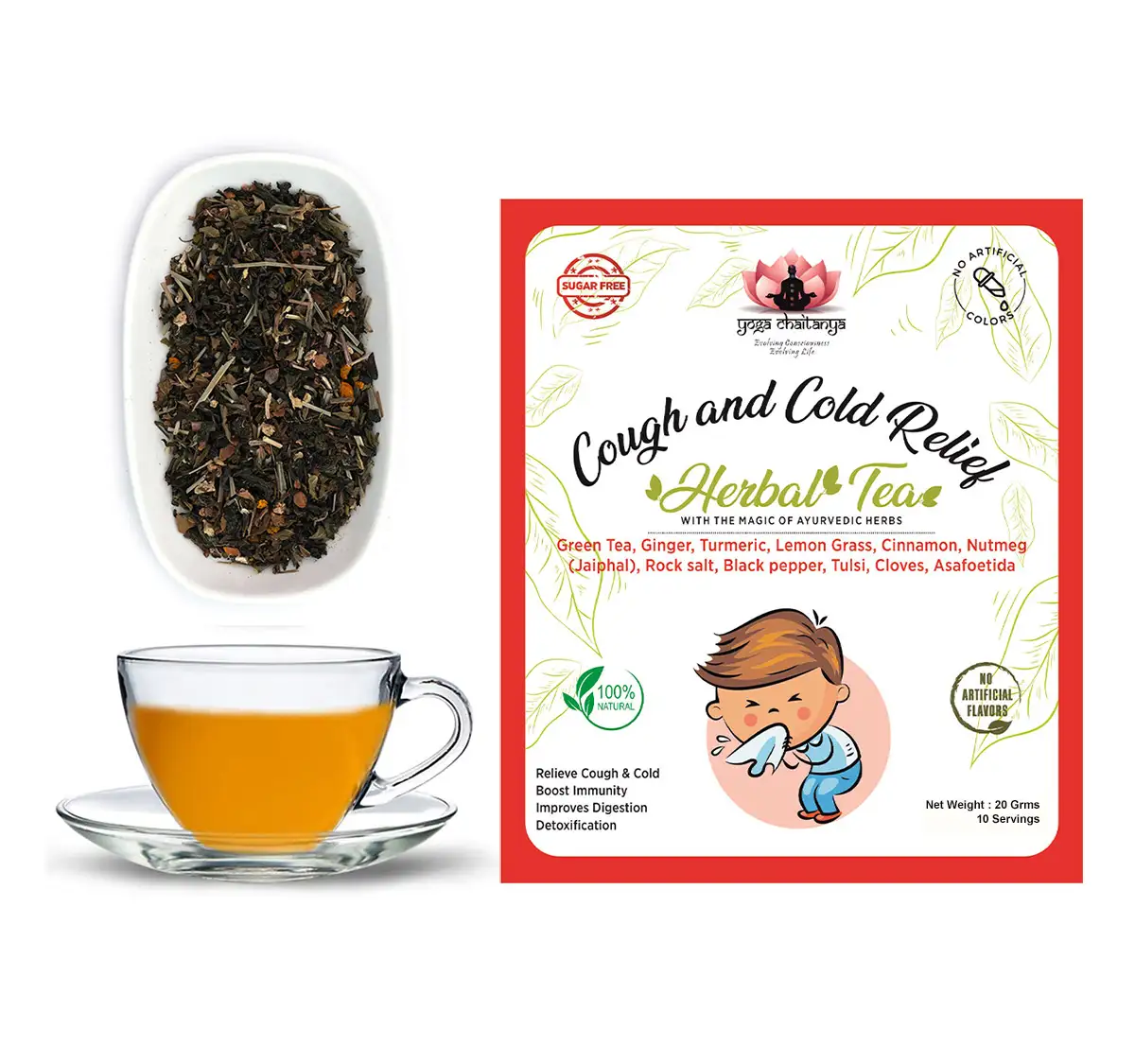 Cough and Cold Relief Herbal Tea