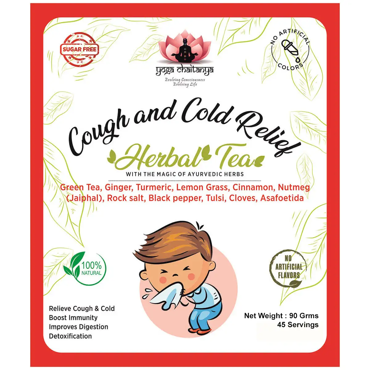 Cough and Cold Relief Herbal Tea