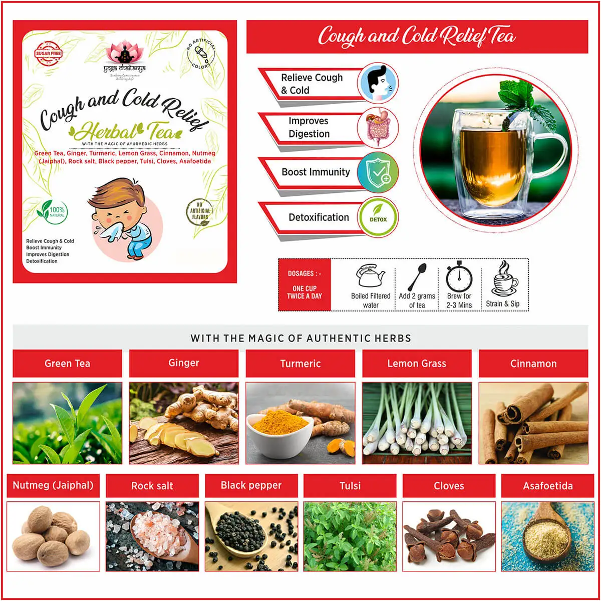 Cough and Cold Relief Herbal Tea