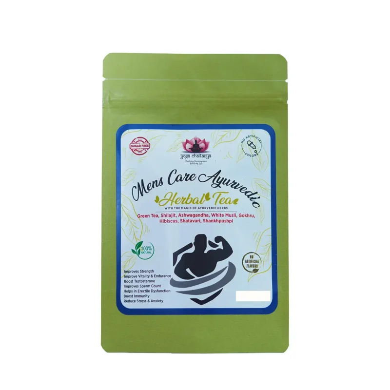 Men care ayurvedic tea front