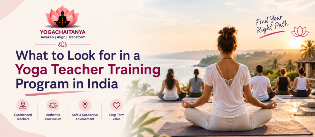 What to Look for in a Yoga Teacher Training Program in India Yoga & Meditation Blog What to Look for in a Yoga Teacher Training Program in India