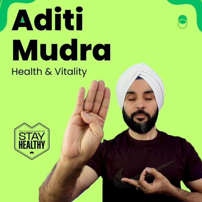 How to do Aditi Mudra